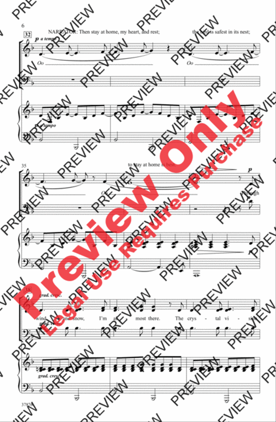 Winter, Bring Me Home 3-Part scores gallery preview page 6