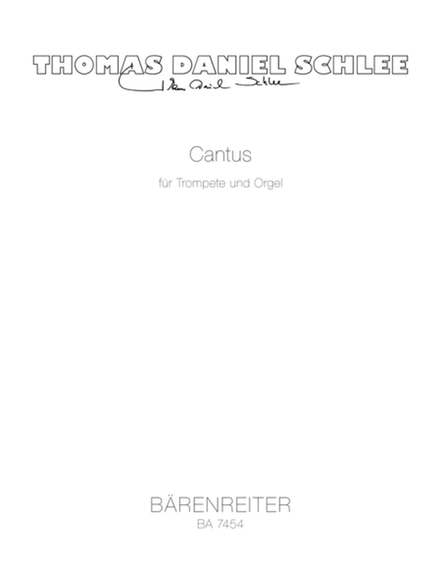 Cantus for Trumpet and Organ