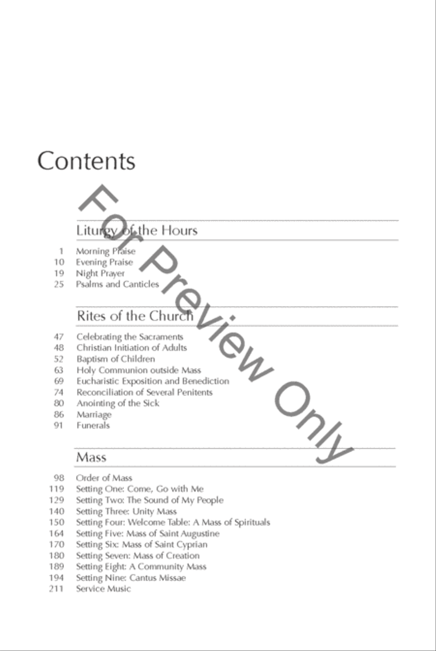 Lead Me, Guide Me, Second Edition - Pew edition Choir scores gallery preview page 7