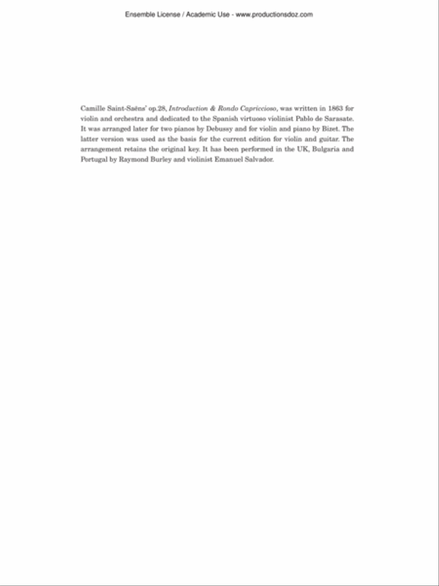 Introduction & Rondo Capriccioso Violin scores gallery preview page 2