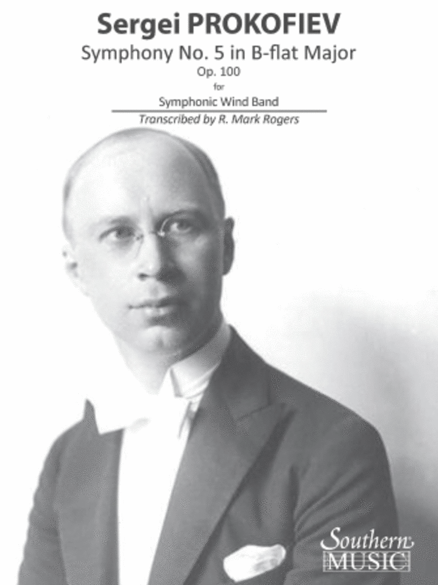 Symphony No. 5 in B-flat Major, Op. 100 Concert Band scores gallery preview page 1