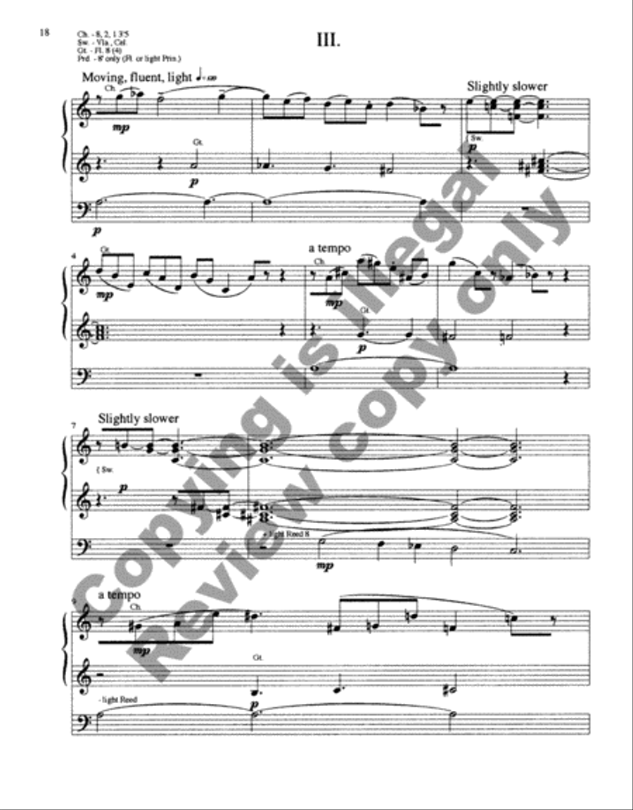 Four Biblical Settings Four Biblical Settings Organ scores gallery preview page 8