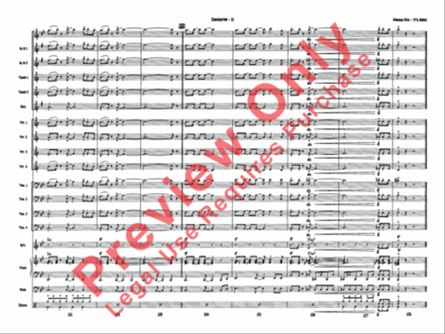 Mamma Mia---It's ABBA! Mamma Mia---It's ABBA! Jazz Ensemble scores gallery preview page 15