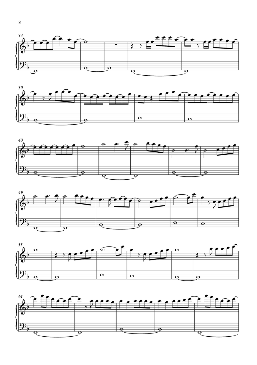 We Can't Be Friends (Wait For Your Love) Easy Piano scores gallery preview page 2