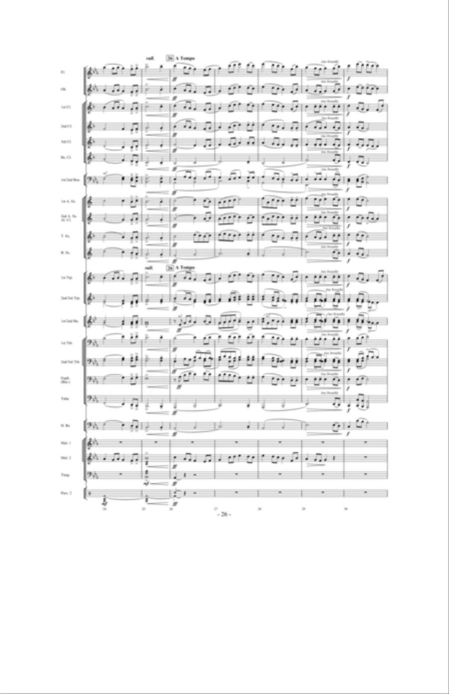 Nightflight Concert Band scores gallery preview page 25