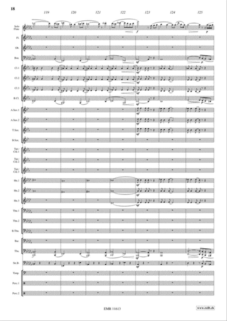 Carmen Fantasy Concert Band scores gallery preview page 19