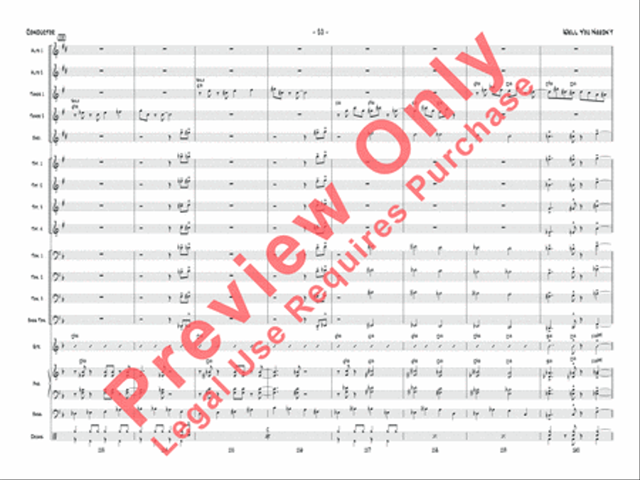 Well You Needn't Jazz Ensemble scores gallery preview page 21
