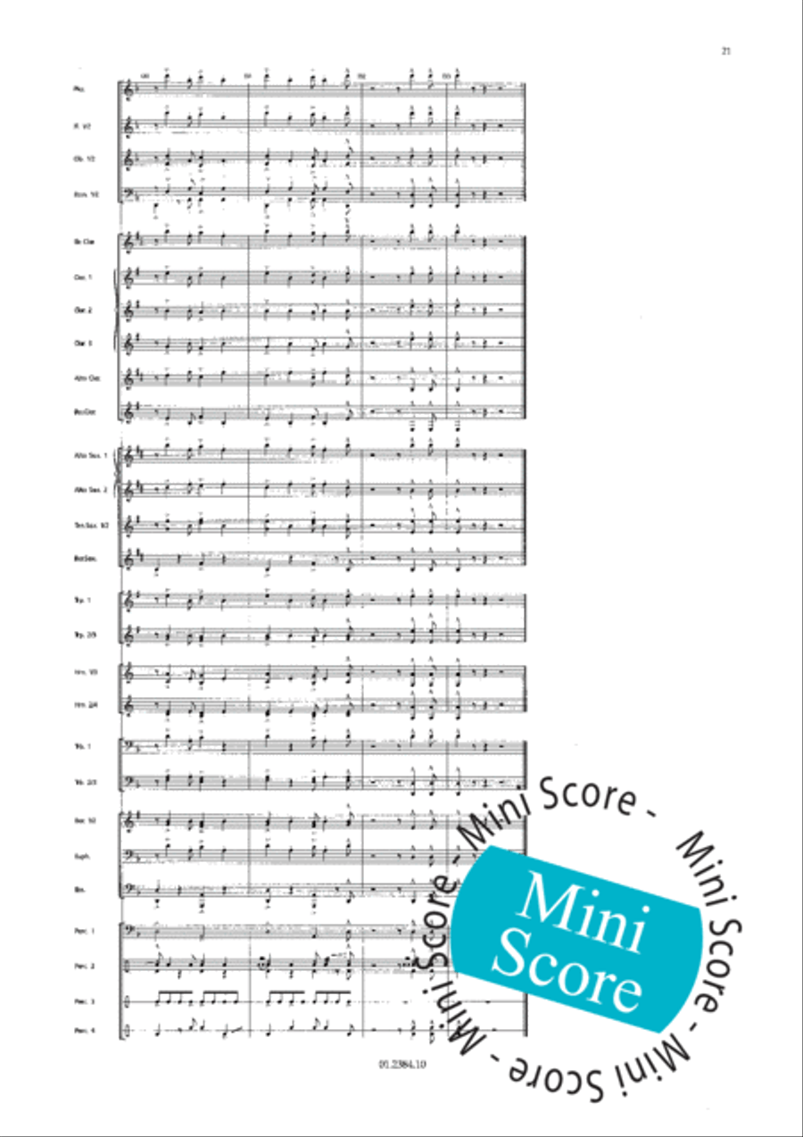 Os Passaros Do Brasil Concert Band scores gallery preview page 29