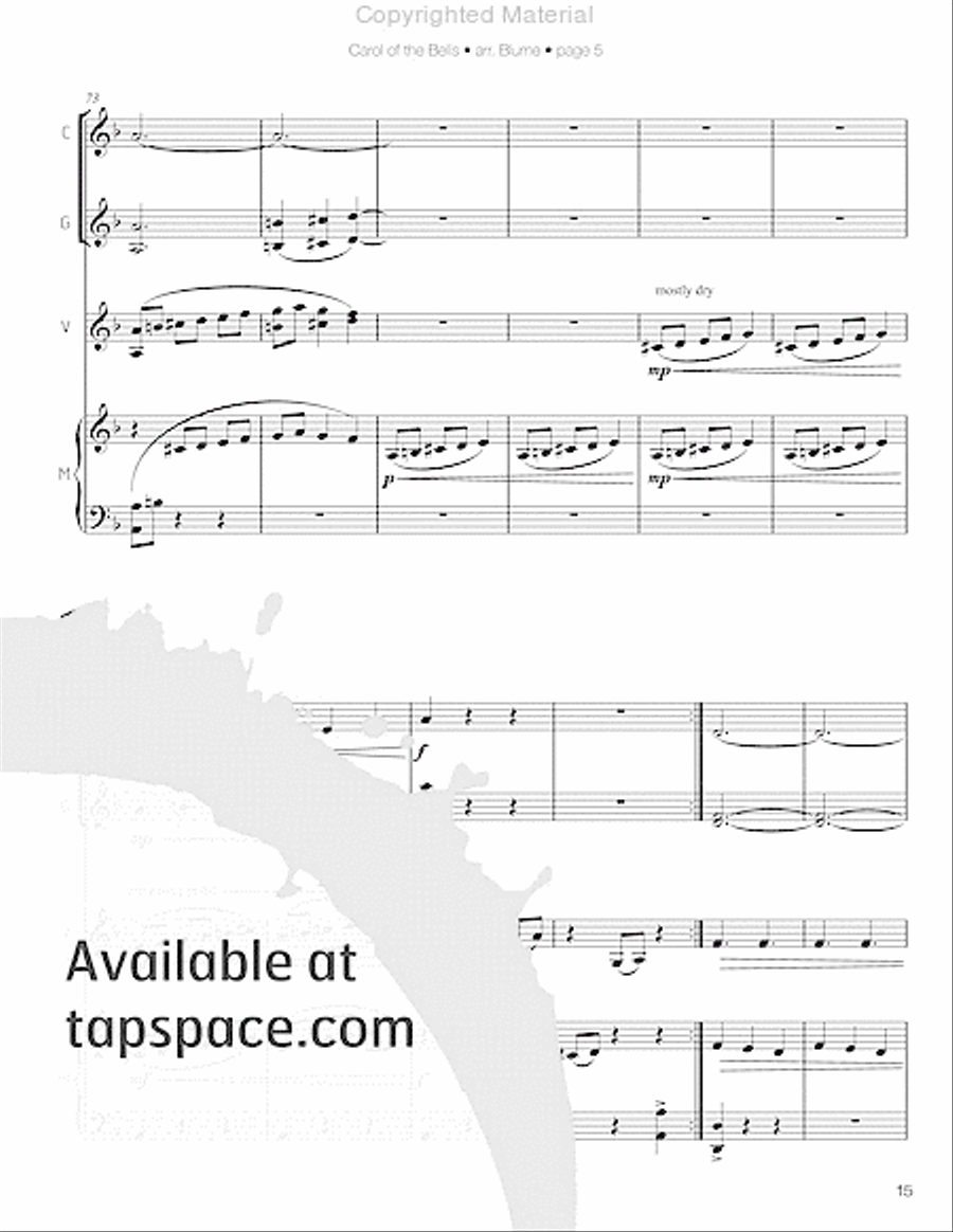 Winterludes for Two Winterludes for Two Marimba scores gallery preview page 18