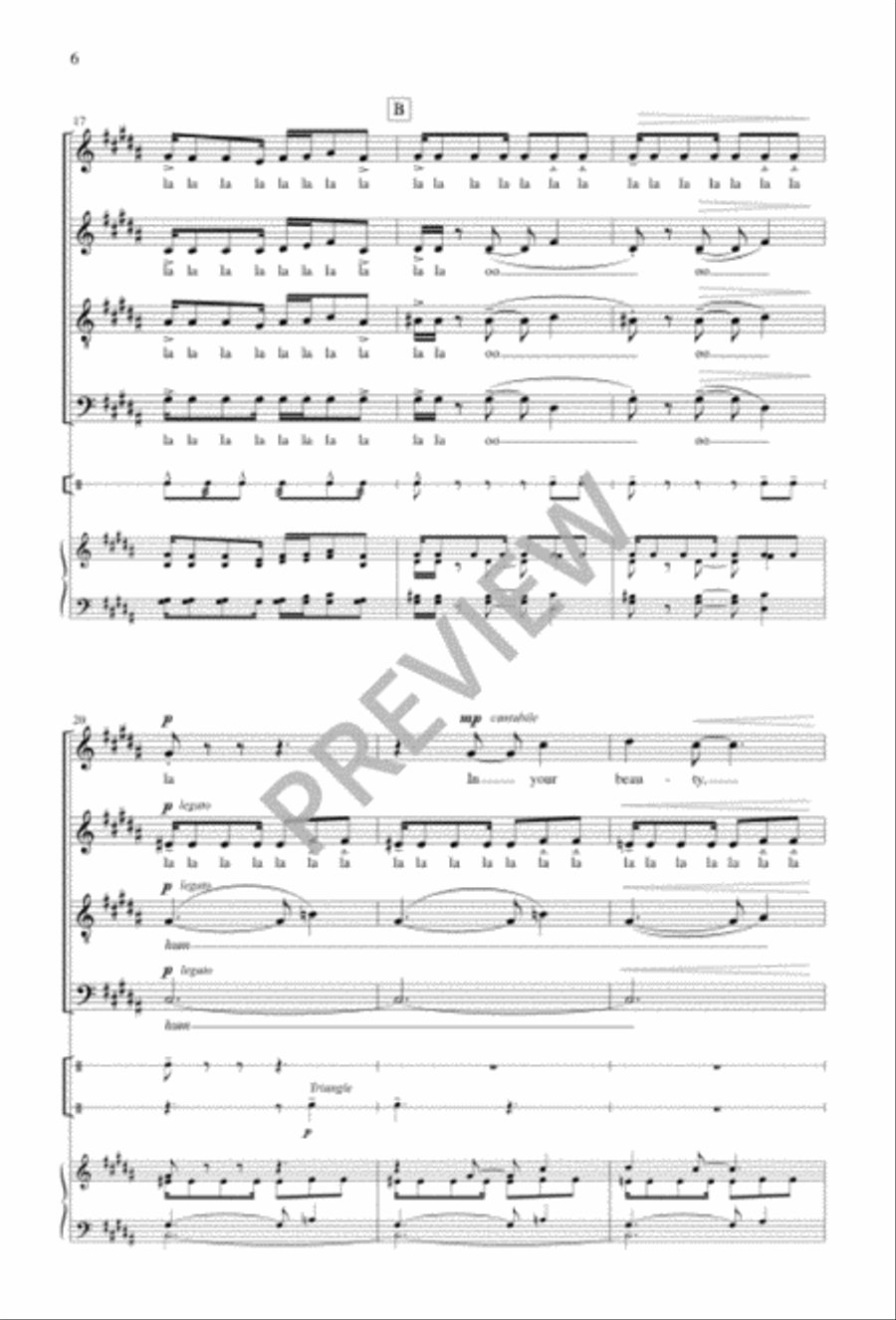 In Your Light Divisi scores gallery preview page 7