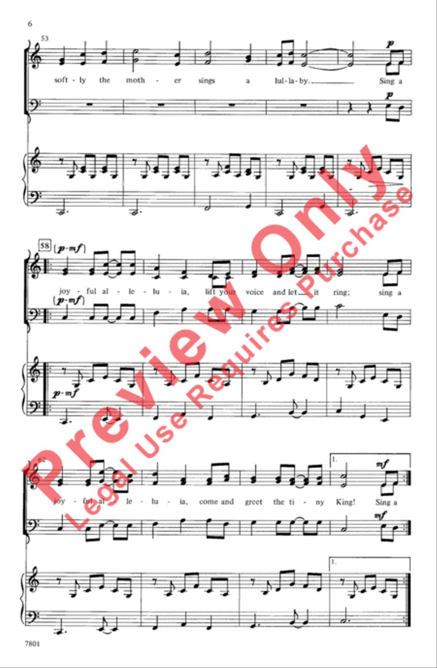 Sing a Joyful Alleluia! 3-Part scores gallery preview page 6
