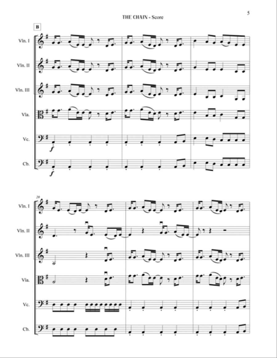 The Chain String Orchestra scores gallery preview page 5