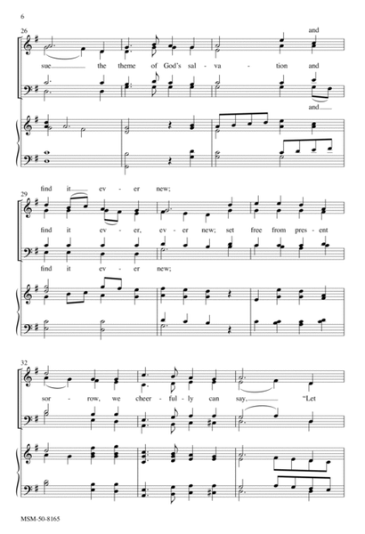 Sometimes a Light Surprises (Downloadable Choral Score)