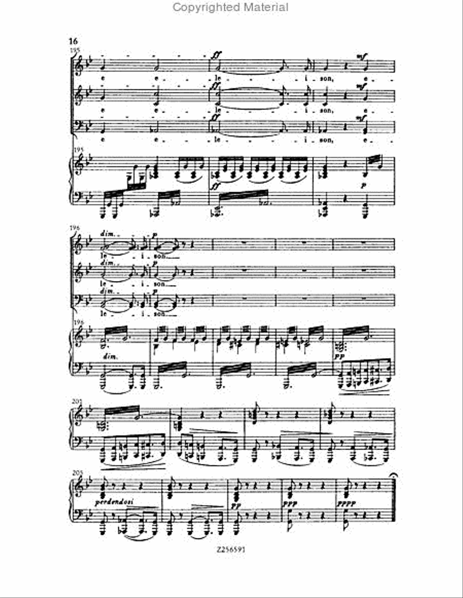 Grande Messe du Morts, H 75 Choir scores gallery preview page 16