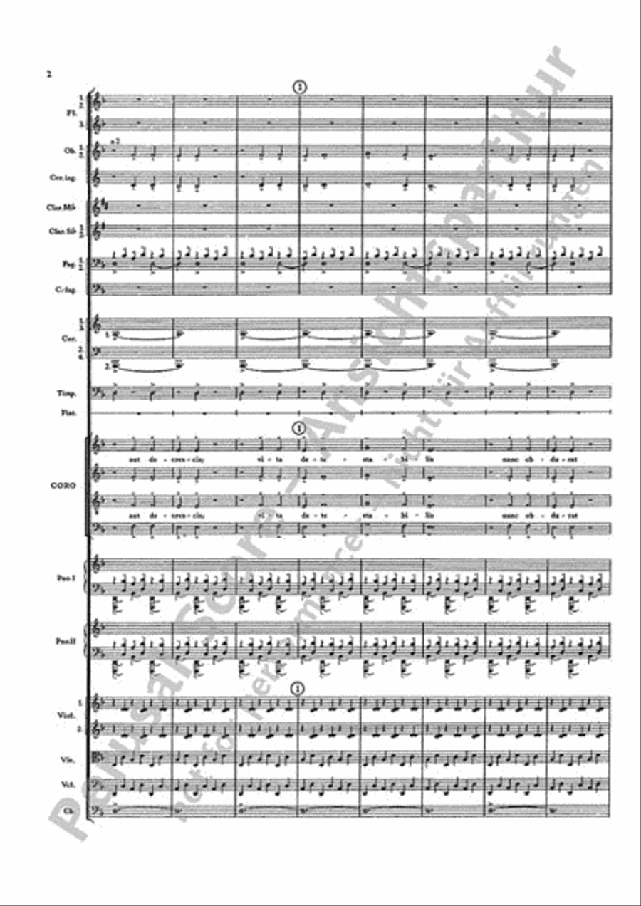 Carmina Burana Conductor Score scores gallery preview page 3