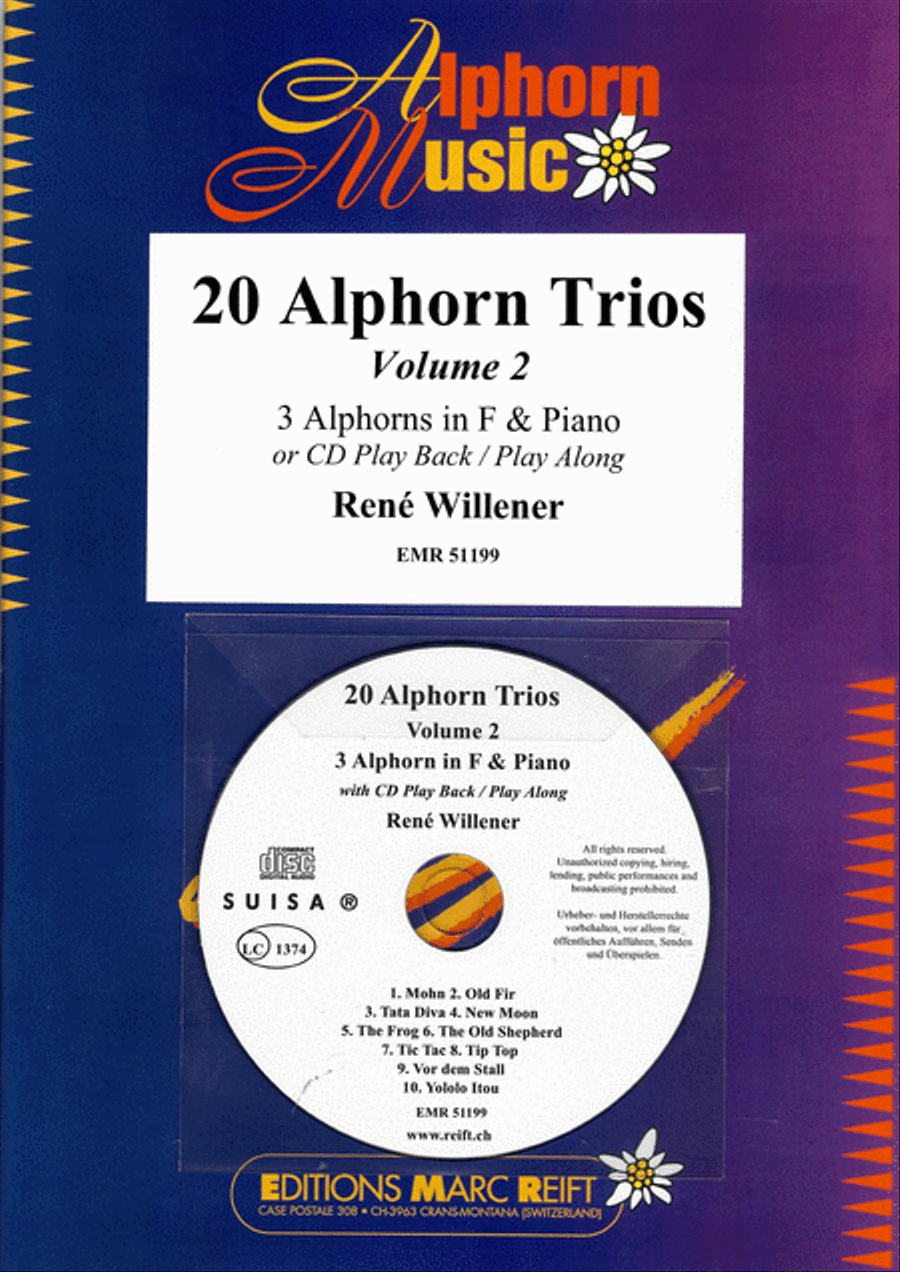 20 Alphorn Trios Volume 2 Brass Trio scores gallery preview page 1