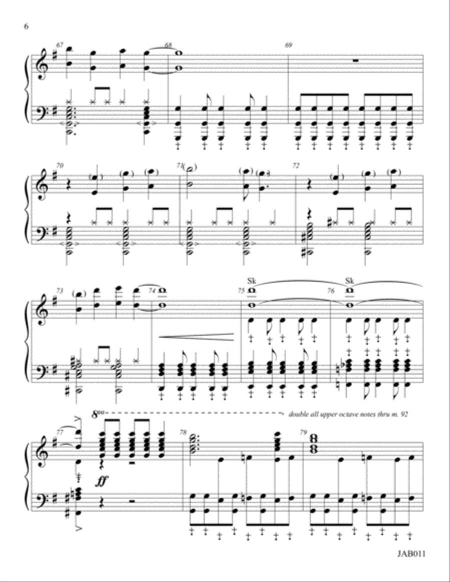 Footloose Handbell Choir scores gallery preview page 6