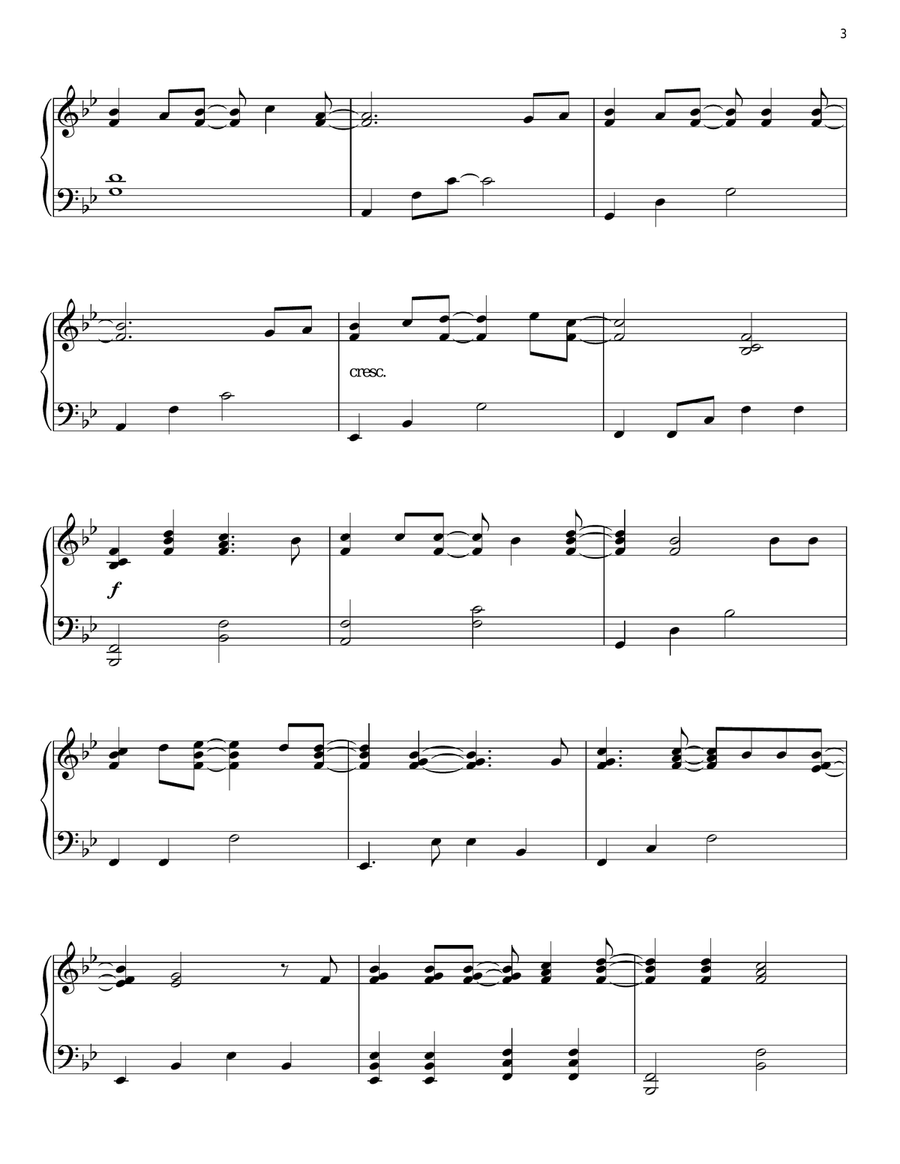 Who Am I Who Am I Piano Solo scores gallery preview page 3