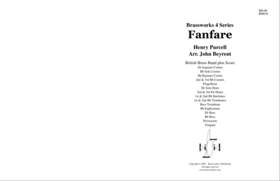 Fanfare Brass Band scores gallery preview page 1