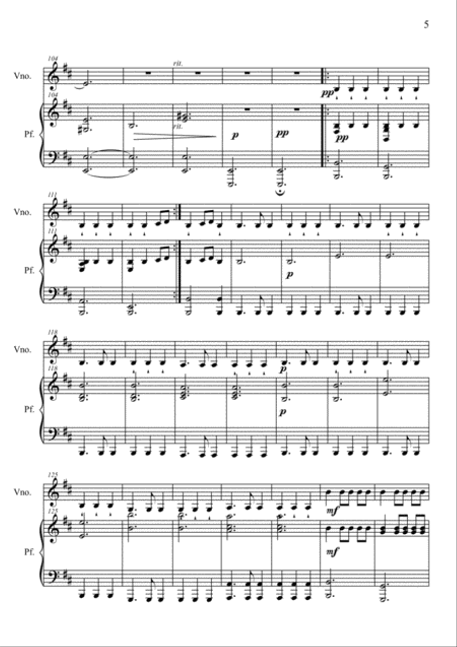 Dragonborn (skyrim Theme) Dragonborn (skyrim Theme) Violin Solo scores gallery preview page 5