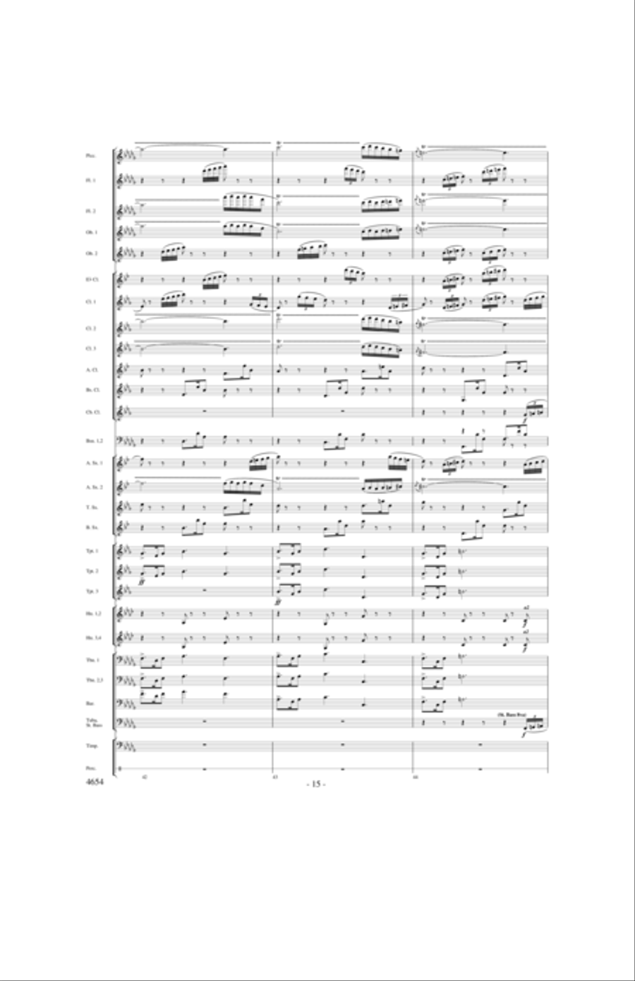Ride of the Valkyries Concert Band scores gallery preview page 14