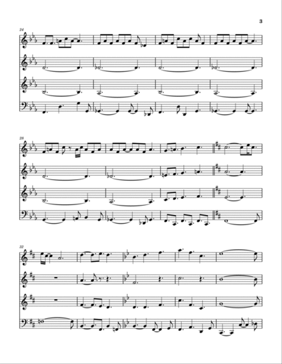Twenty Small Cigars Woodwind Quintet scores gallery preview page 4