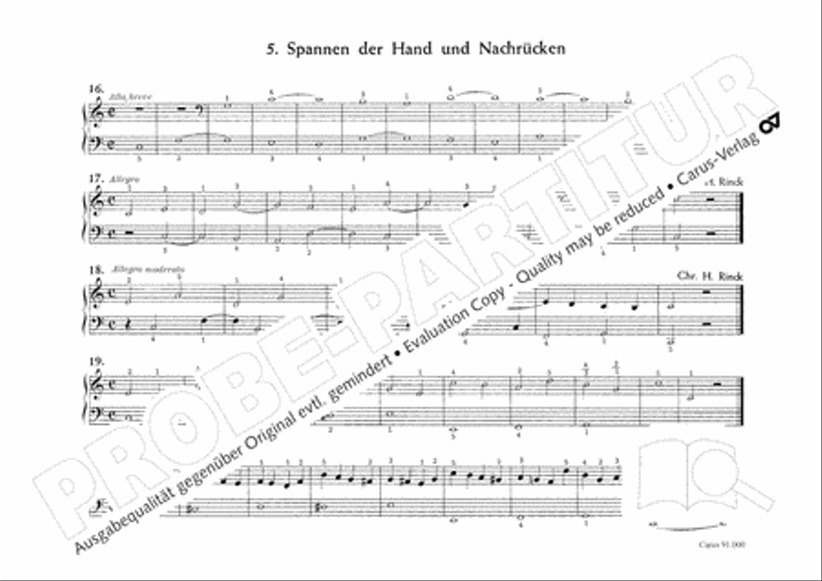 Orgelschule Organ scores gallery preview page 34