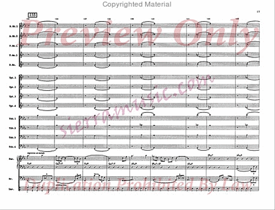 Dorian Blue Big Band scores gallery preview page 16