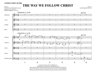 Book cover for The Way We Follow Christ - Full Score