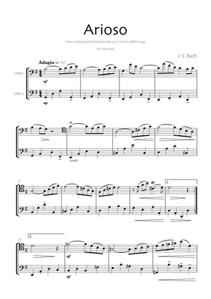 Arioso - Bach (Cello duet)
