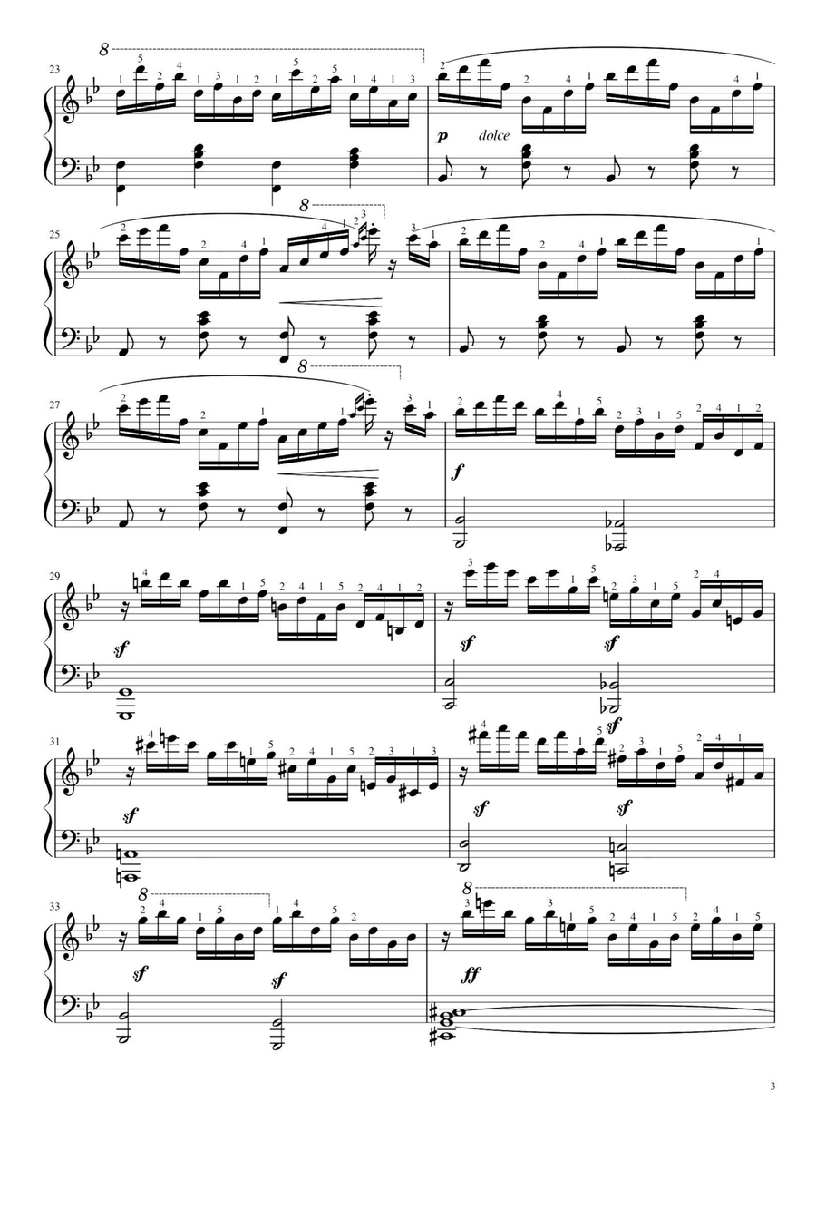 Czerny Op.740 No.14 Piano Solo scores gallery preview page 3
