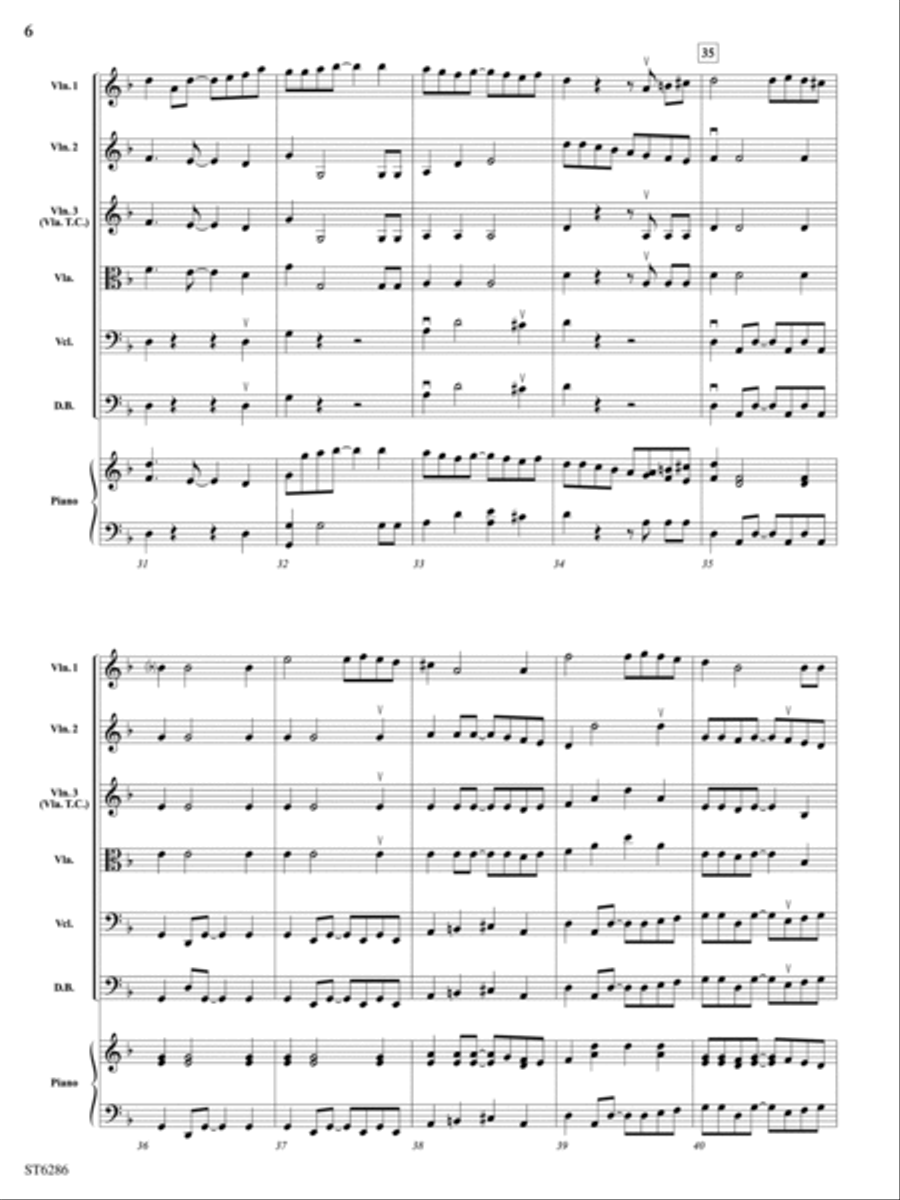 We Wish You a Klezmer Christmas: Score String Orchestra scores gallery preview page 6