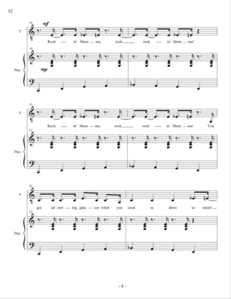 Rockin' Momma Voice scores gallery preview page 4