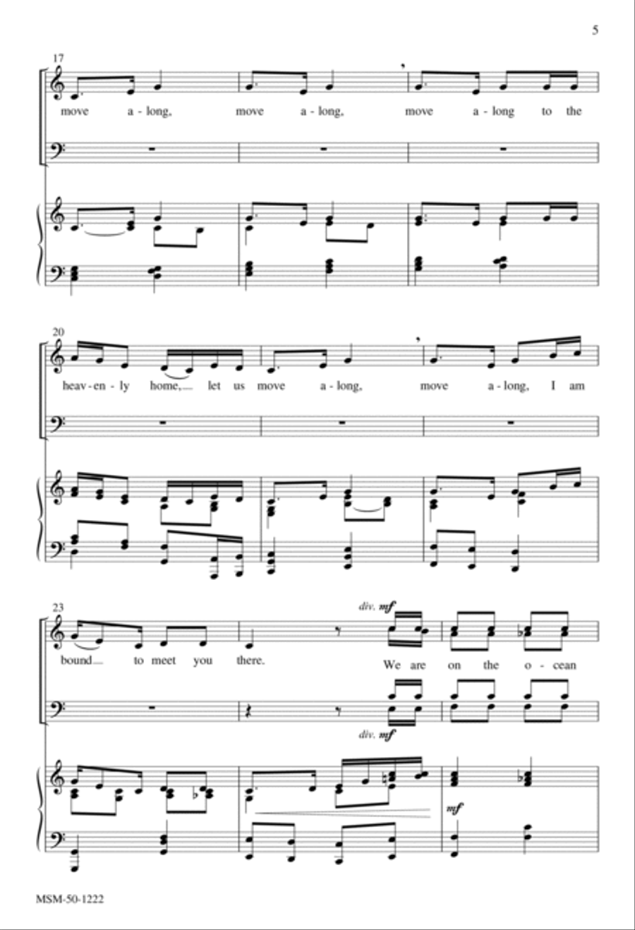 Move Along 4-Part scores gallery preview page 3