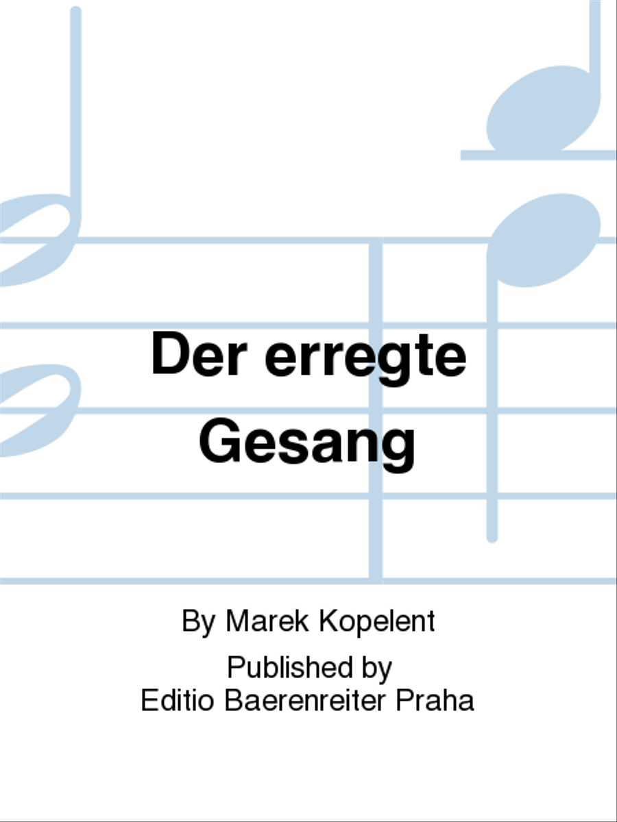 Der erregte Gesang Horn scores gallery preview page 1