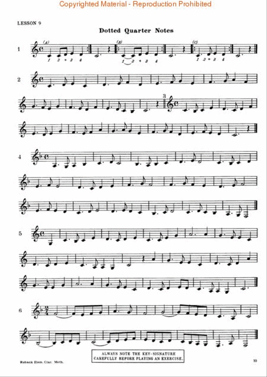 Rubank clarinet sales