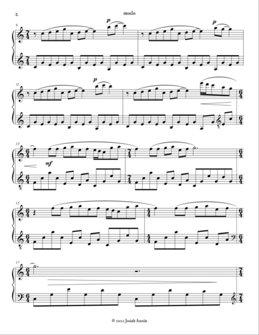 moslo Piano Solo scores gallery preview page 3