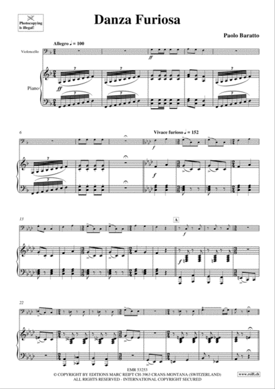 Danza Furiosa Piano Accompaniment scores gallery preview page 4