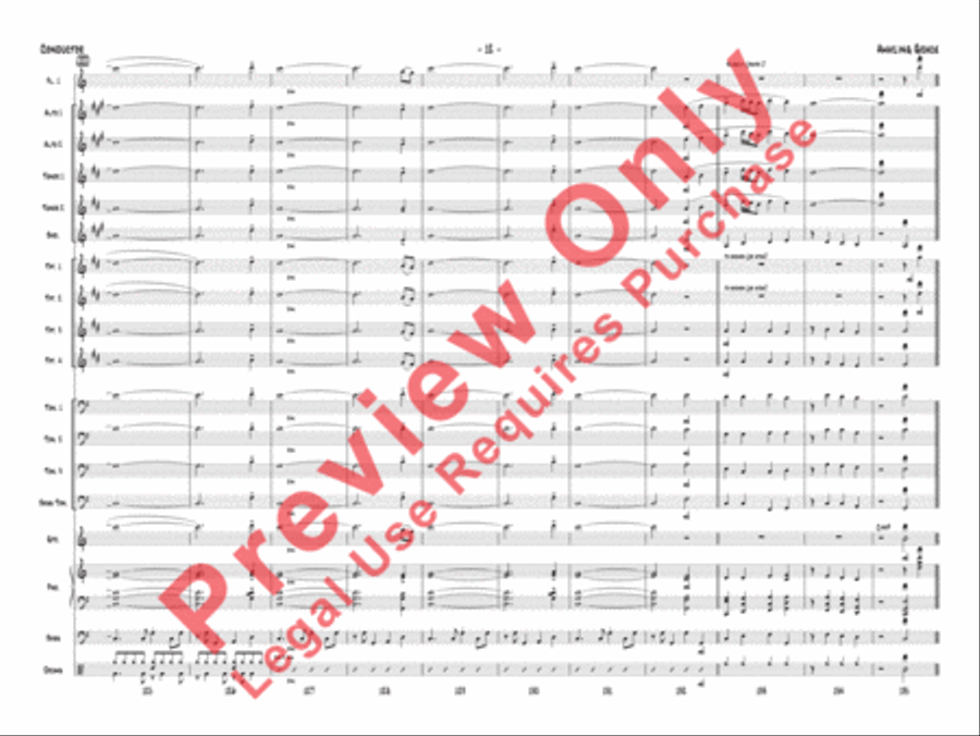 Amazing Grace Amazing Grace Jazz Ensemble scores gallery preview page 16