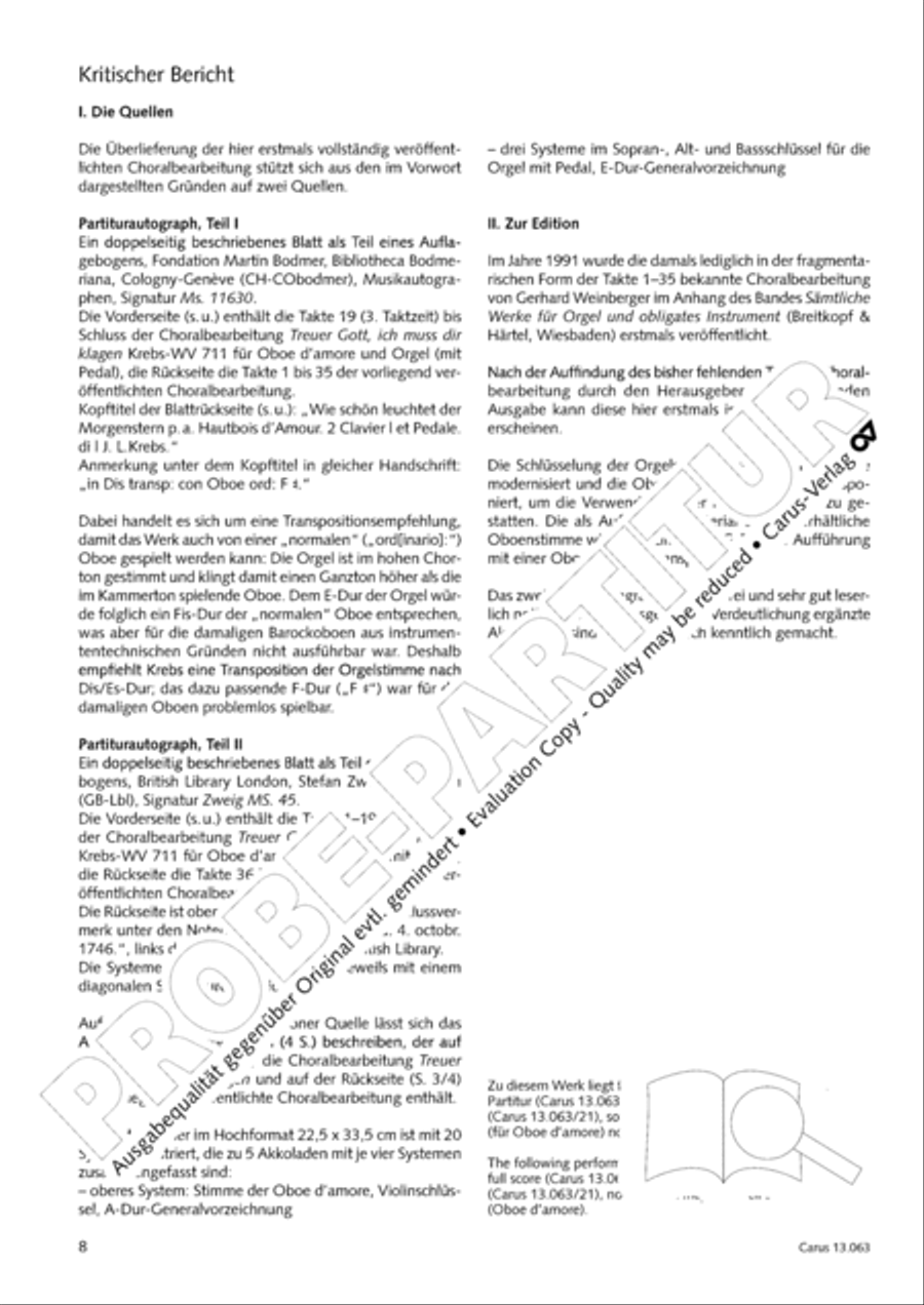 How brightly beams the morning star (Wie schon leuchtet der Morgenstern) Oboe scores gallery preview page 9