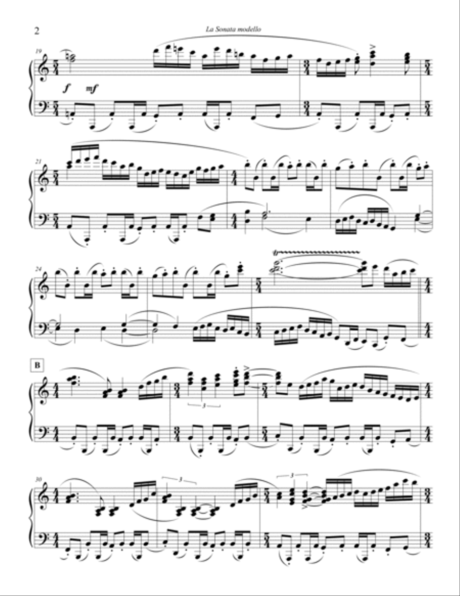 La Sonata modello 