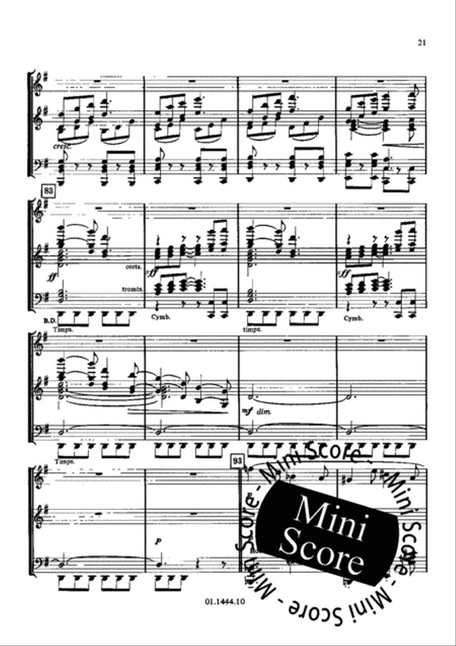 Concerto for Alto Saxophone and Band Concert Band scores gallery preview page 25