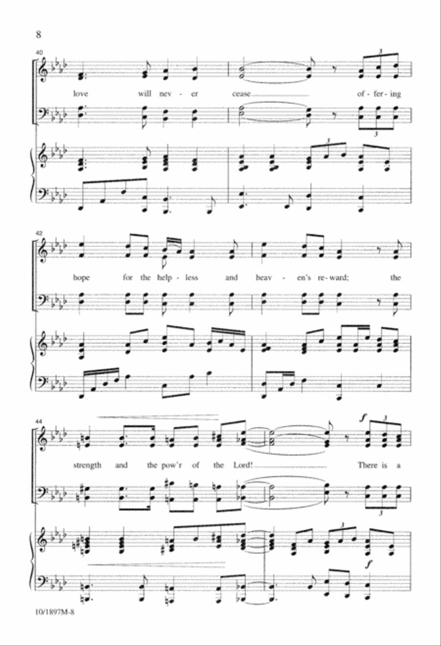A Place of Beginning Again 4-Part scores gallery preview page 8