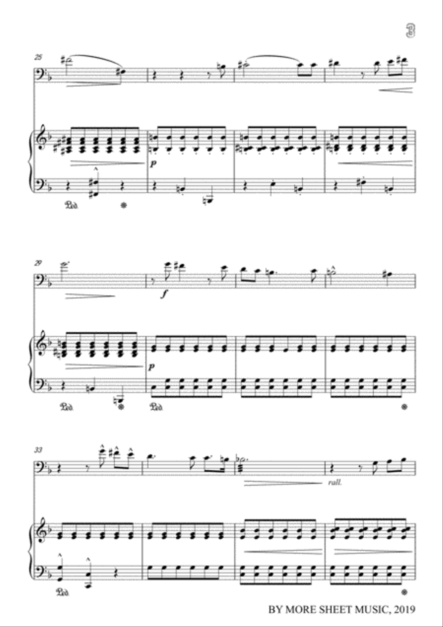 Viardot-Fleur desséchée, for Cello and Piano Piano scores gallery preview page 5