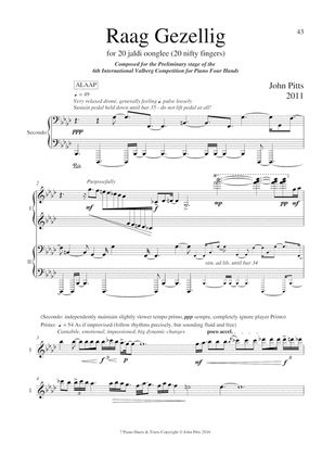 Raag Gezellig (Piano Duet - 10 mins)