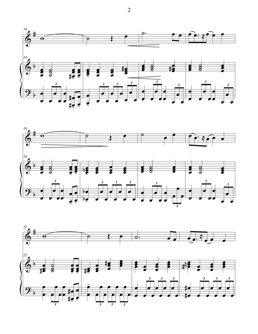 CABALLERO - Fantasy for Trumpet and Piano Trumpet Solo scores gallery preview page 3