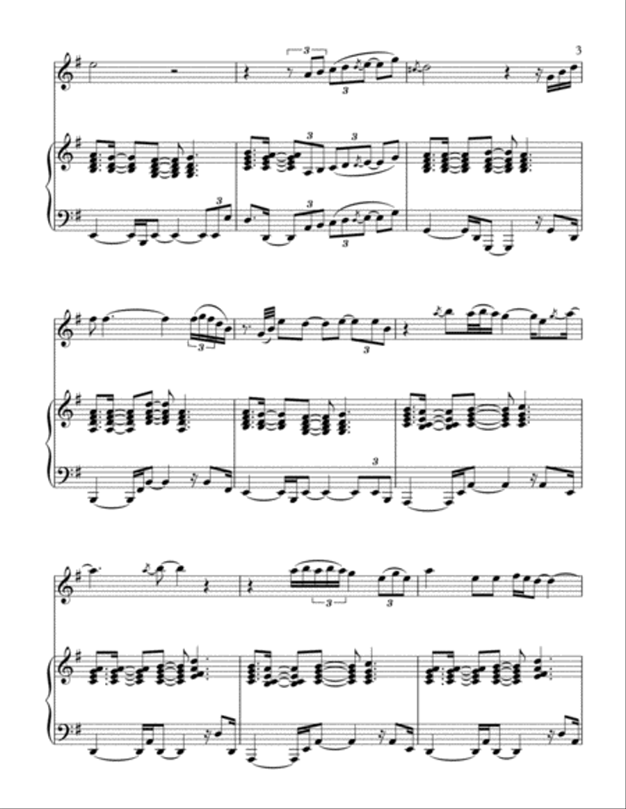 Samba Pa Ti Clarinet Solo scores gallery preview page 4