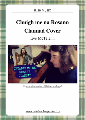 Chuigh Me Na Rosann - Clannad Cover -beginner & 34 String Harp | McTelenn Harp Center