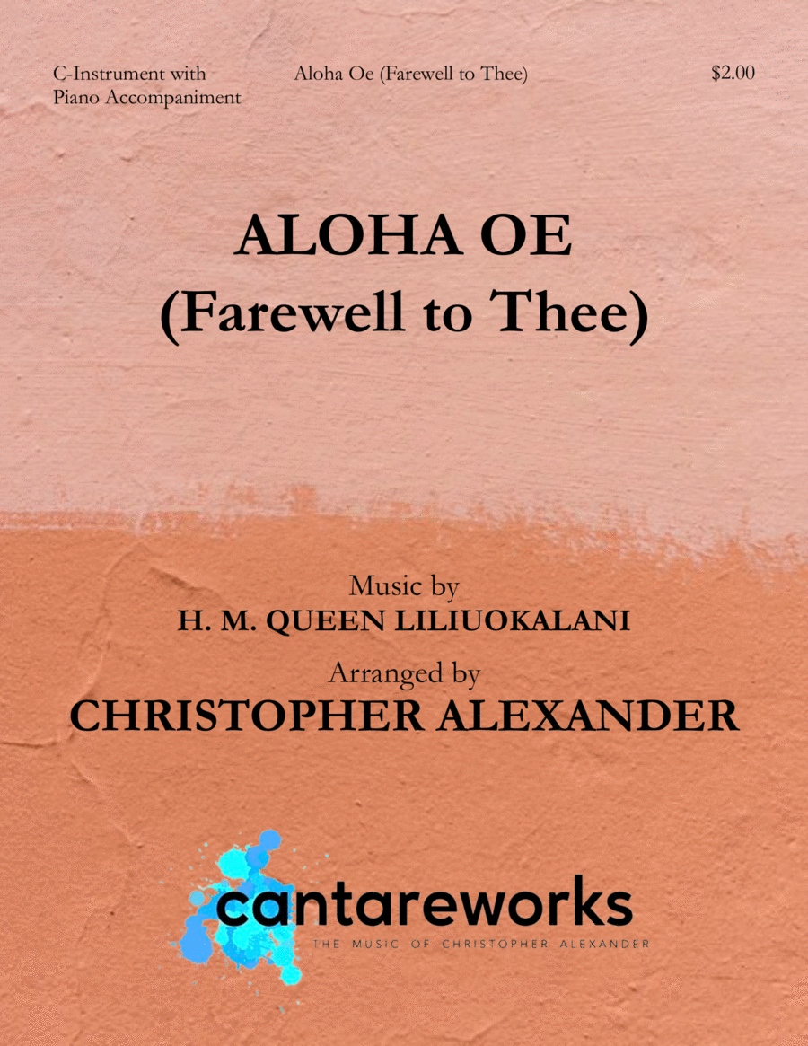 Aloha Oe (Farewell to Thee) image number null
