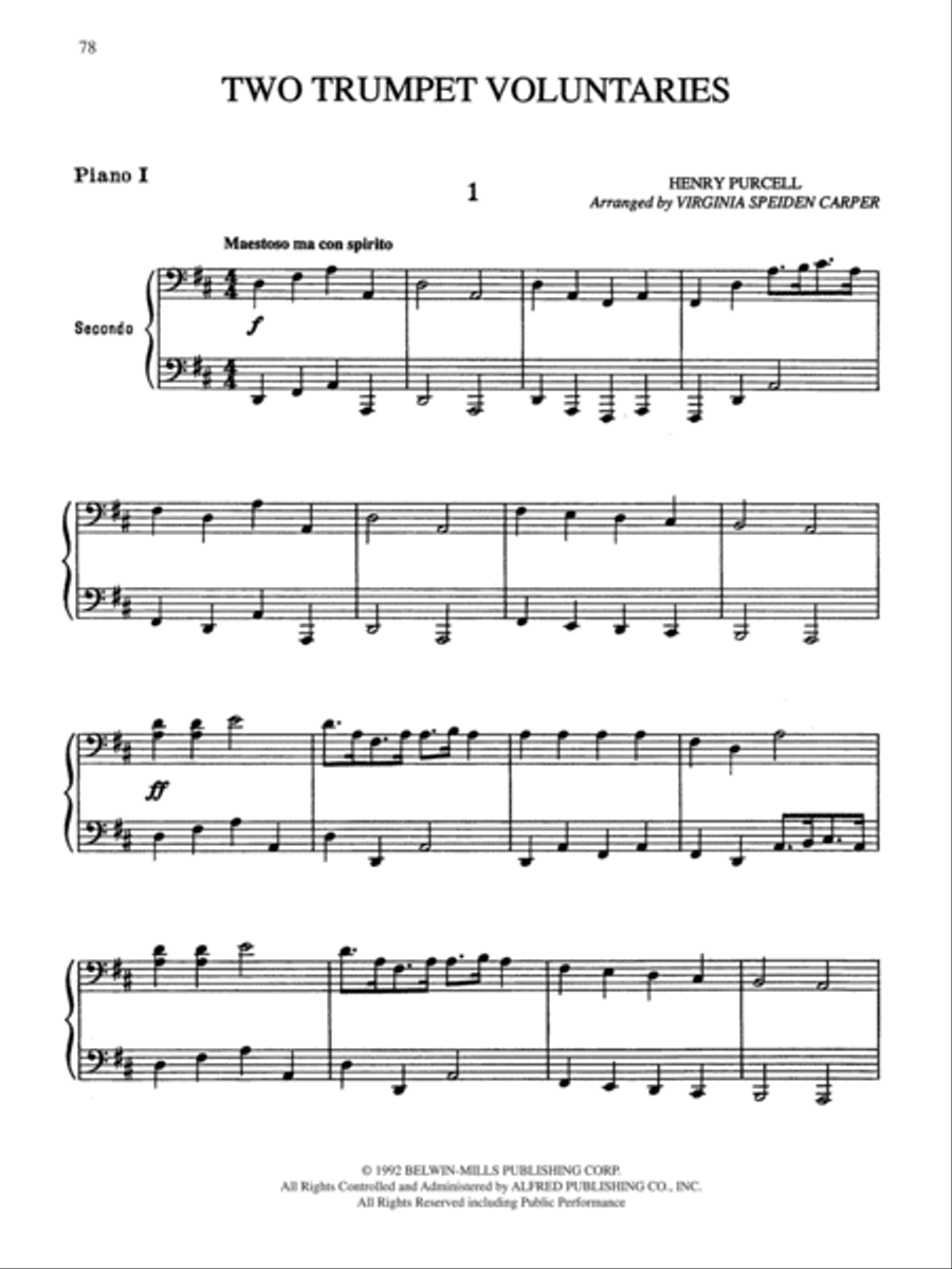 7 Classical Favorites Arranged for Two Pianos, Eight Hands Small Ensemble scores gallery preview page 7